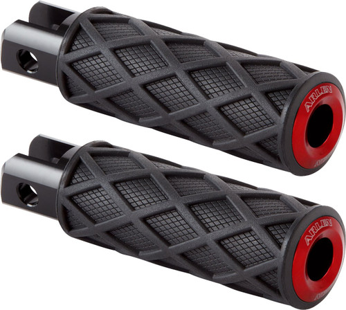Arlen Ness Diamond Red Driver Footpegs (400-058)