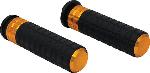 Arlen Ness SpeedLiner Gold Fly-by-Wire Handlebar Grips (500-020)