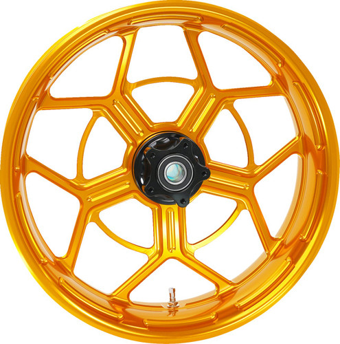 Arlen Ness 18" x 5.5" Speed 5 Forged Gold Wheel (71-583)