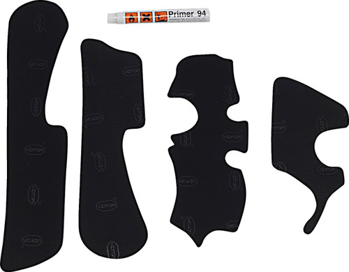 Athena Off-Road Black Rubber Frame Pads (M7335N)
