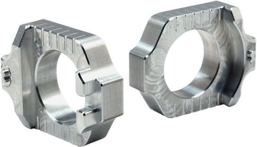 Works Connection Silver Elite Axle Blocks (17-325)