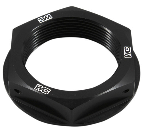 Works Connection Black Anodized Aluminum Steering Stem Nut (24-310)