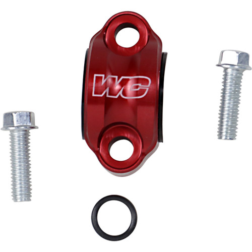 Works Connection Rotating Master Cylinder Clamp Red (31-800)