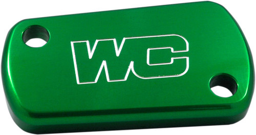 Works Connection Green Anodized Aluminum Rear Billet Brake Cover (21-618)