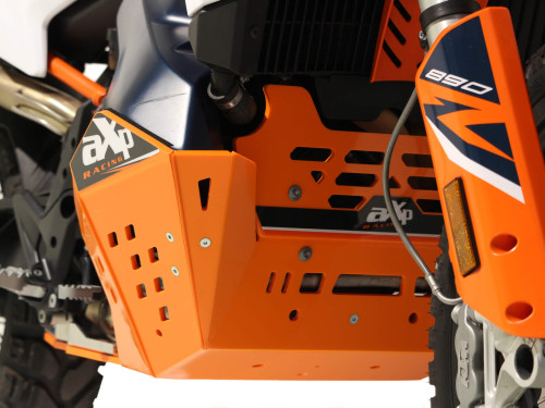 AXP Adventure HDPE Plastic Skid Plate | Orange (AX1738)
