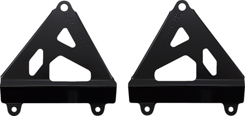 Works Connection Black Aluminum Radiator Braces (18-B710)
