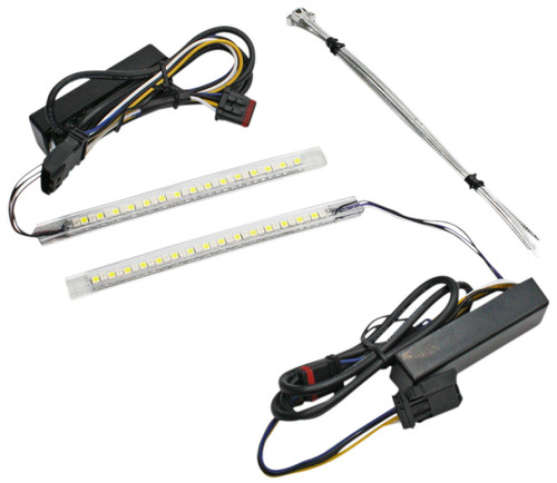 Custom Dynamics Batwing Fairing Vent LED White/Amber Light Kit (CDVENT-TF-AWKIT)