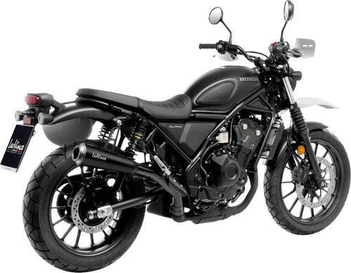 Leo Vince GP One Stainless Steel Black Slip-On Muffler (15131FBU)