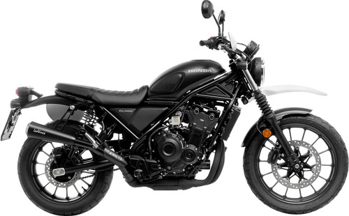 Leo Vince GP One Stainless Steel Black Slip-On Muffler (15131FBU)