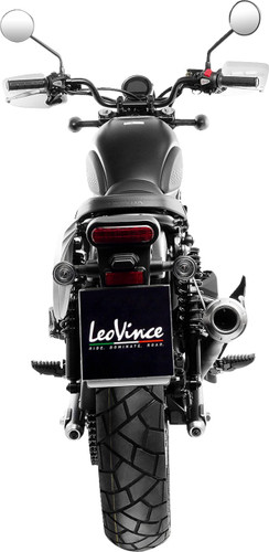 Leo Vince GP One Stainless Steel Black Slip-On Muffler (15131FBU)