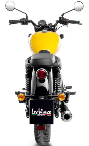 Leo Vince Classic Racer Black Edition Slip-On Exhaust Muffler (15008BU)