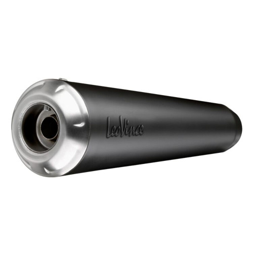 Leo Vince Classic Racer Black Edition Slip-On Exhaust Muffler (15010BU)