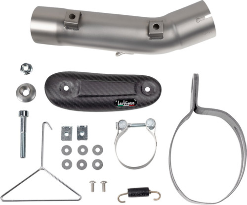Leo Vince LV One Black Stainless Steel Slip-On Muffler (14440EBU)