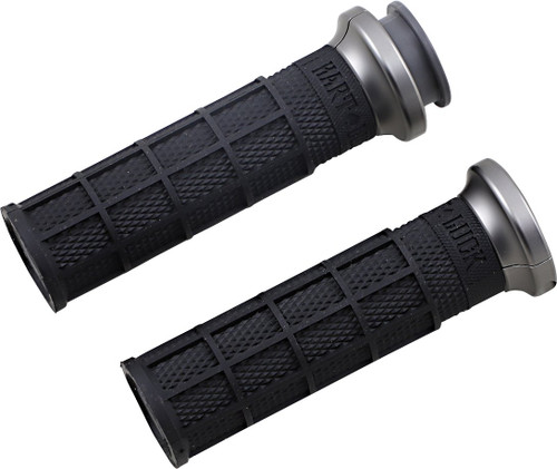 ODI Hart-Luck Signature Full Waffle Black/Gunmetal Grips (V31ITW-BH-H)