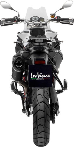 Leo Vince LV One Evo Black Stainless Steel Slip-On Muffler (14383EBU)
