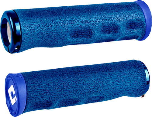 ODI F-1 Series Dread Lock V2.1 Lock-On Grips | Mountain Bike | Blue (D36DLU-U)