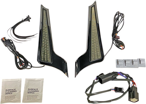 Custom Dynamics Dual Color Chrome Panel LED Light w/Smoke Lens (CD-FASCIADCSS6C)