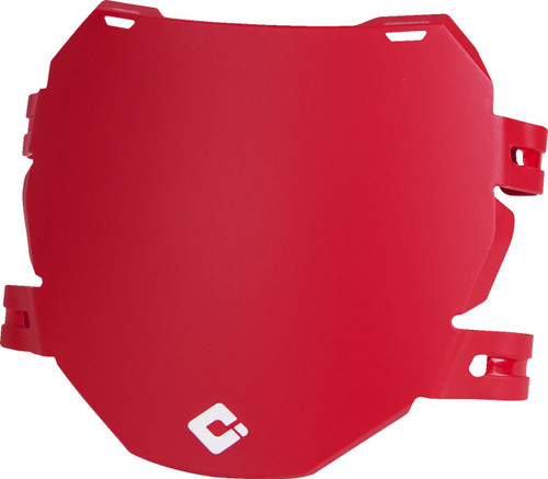 ODI Downhill Red Front Number Plate (D70DP-R)