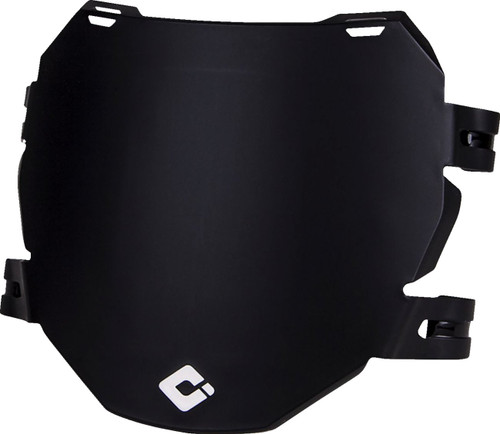 ODI Downhill Front Number Plate | Black Plastic (D70DP-B)