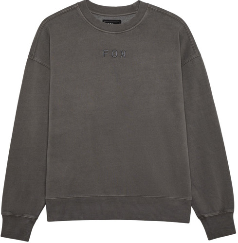 Fox Racing Wordmark Oversized Mens Crew Pullover Sweatshirt
