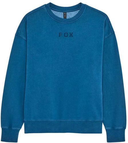 Fox Racing Wordmark Oversized Mens Crew Pullover Sweatshirt