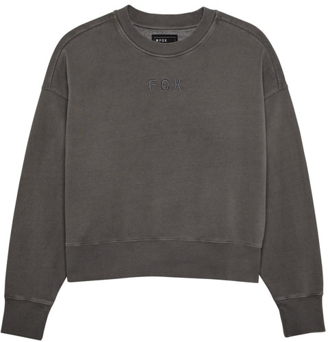 Fox Racing Wordmark Oversized Womens Crew Pullover Sweatshirt