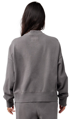 Fox Racing Wordmark Oversized Womens Crew Pullover Sweatshirt