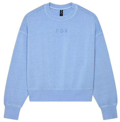 Fox Racing Wordmark Oversized Womens Crew Pullover Sweatshirt