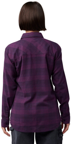 Fox Racing Survivalist Stretch Womens Button LS Flannel Shirt