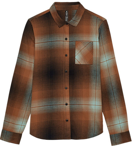 Fox Racing Traildust Womens Button Up Long Sleeve Flannel Shirt