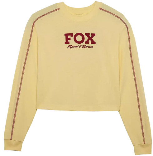 Fox Racing Speed & Service Womens Long Sleeve Cropped T-Shirt