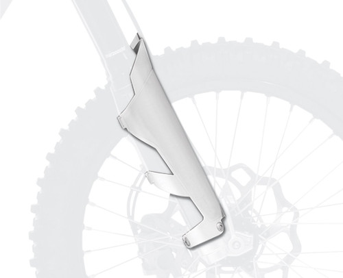 Polisport White Plastic Fork Guards (8398500006)