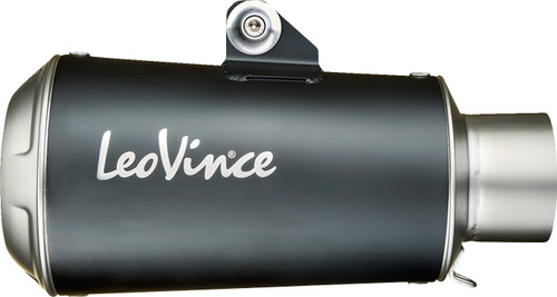 Leo Vince LV-10 Black Stainless Steel Slip-On Muffler (15245B)