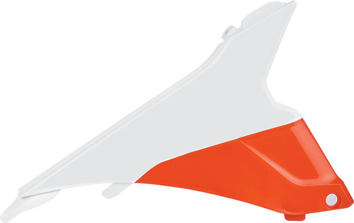 Polisport White/Orange Plastic Airbox Cover (8455100001)