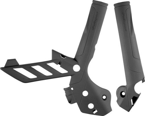 Polisport Black Plastic Frame Guards (8466500001)