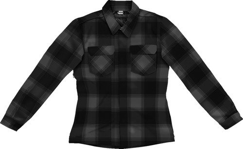 Icon Fallblock CX Womens Flannel Motorcycle Riding Jacket