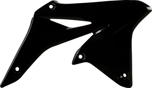 Polisport Black Plastic Radiator Shrouds/Covers (8413600002)