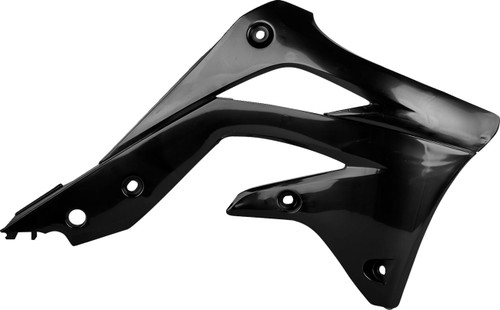 Polisport Black Plastic Radiator Shrouds/Covers (8415900003)