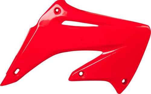 Polisport Red Plastic Radiator Shrouds/Covers (8427000007)