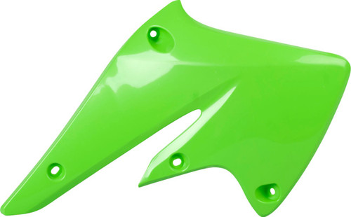 Polisport Green Plastic Radiator Shrouds/Covers (8410500007)