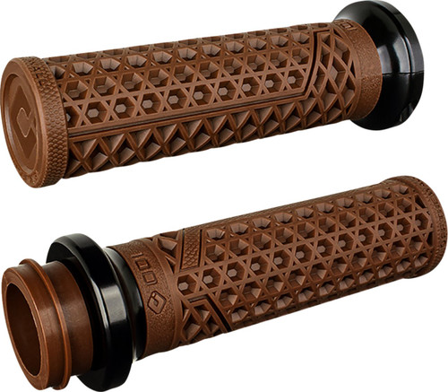 ODI Vans V-Twin Lock-On 1" Handlebar Grips - Brown/Black (V31VHCWN-B)