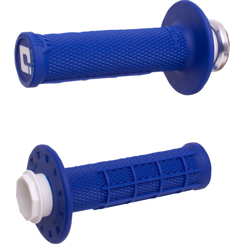 ODI Micro-X V2 Lock-On Blue/Black Half-Waffle Grips (H36MXU)