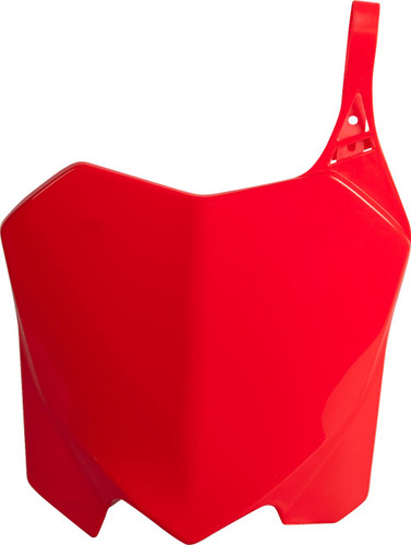 Polisport Red Plastic Front Number Plate (8656700003)