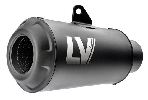 Leo Vince LV-10 Full Black Stainless Steel Slip-On Muffler (15206FBU)