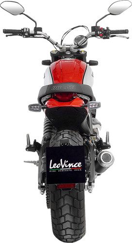 Leo Vince LV-10 Black Stainless Steel Slip-On Muffler (15250BU)