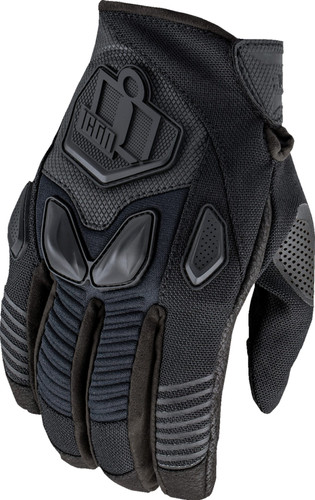 Icon Automag3 CE Mens Textile/Leather Motorcycle Gloves