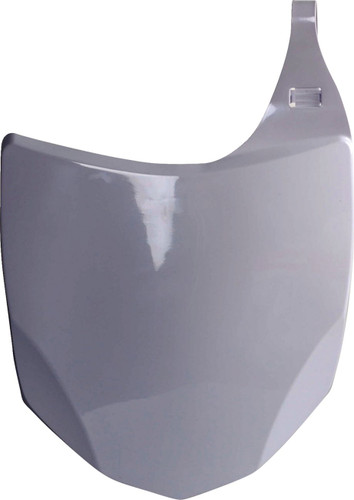 Polisport White Plastic Front Number Plate (8656800002)