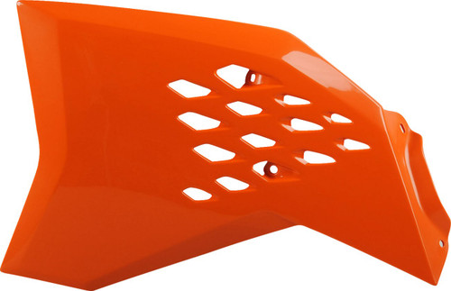 Polisport Orange Plastic Radiator Shrouds/Covers (8412400013)