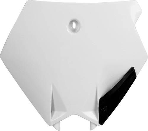 Polisport White Plastic Front Number Plate (8662400003)
