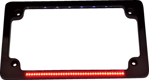 Custom Dynamics Black Dual Intensity LED License Plate Frame (TF02-B)